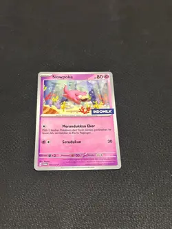 Pokemon TCG Bahasa Indonesia Language Slowpoke Indomilk Stamp Promo 197/SV-P - Image 1