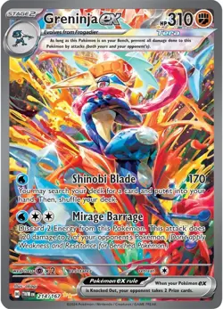 Greninja ex 214/167 SIR PSA 10 Gem Mint - Pokemon TCG Twilight Masquerade - Image 4