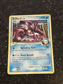Pokemon TCG Palkia G 12/127 Holo Rare Platinum - Image 1