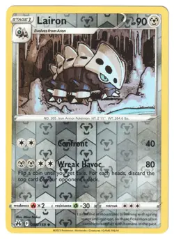 LAIRON - 088/159 Crown Zenith - POKEMON Reverse Holo NM/M - Image 1