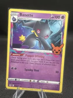 Pokemon TCG Banette 073/196 Trick or Trade 2023 Rare NM Condition - Image 1