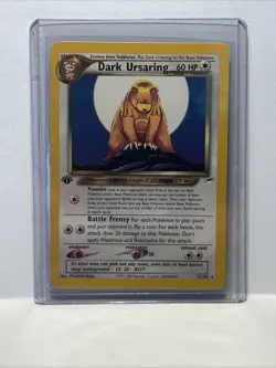 Pokemon Dark Ursaring Neo Destiny 21/105 Rare 60 HP Stage 1 - Image 3