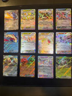 Lot of 12 Pokemon Surging Sparks Double Rare EX's (SSP) NM - Image 1