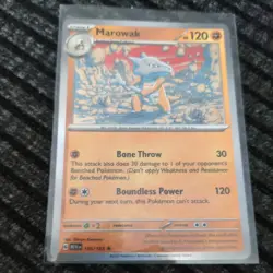 Pokemon - Marowak 105/165 - Scarlet & Violet 151 - Holo Rare - Near Mint - Image 1