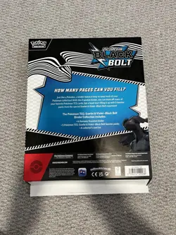 Pokemon Black Bolt Binder Collection (binder only) - Image 3