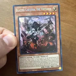 Yugioh Blazing Cartesia, the Virtuous MP23-EN162 - Prismatic Secret Rare - Image 1