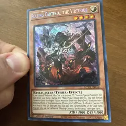 Yugioh Blazing Cartesia, the Virtuous MP23-EN162 - Prismatic Secret Rare - Image 2
