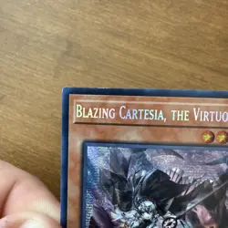 Yugioh Blazing Cartesia, the Virtuous MP23-EN162 - Prismatic Secret Rare - Image 3