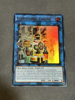 Yugioh 1x Clockwork Knight SUDA-EN050 Ultra Rare 1st Edition Mint! - Image 1