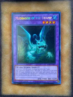 Yugioh Mudragon of the Swamp RA01-EN028 Secret Rare 1st Ed NM - Image 1