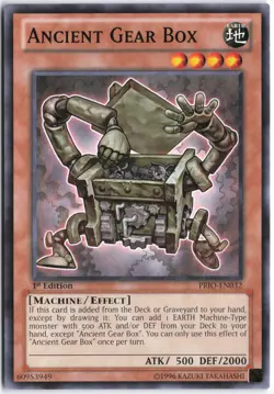 Yugioh - Ancient Gear Box PRIO-EN032 1st Edition - Primal Origin - Image 1