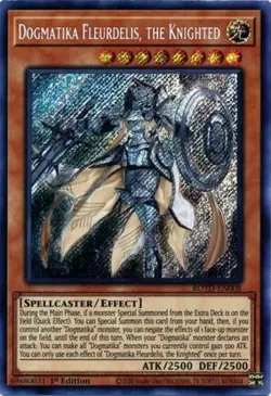 Yugioh! LP Dogmatika Fleurdelis, the Knighted - ROTD-EN008 - Secret Rare - 1st E - Image 1