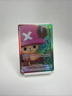 Bandai One Piece Tony Tony Chopper Leader OP09-001 Holo 5000 Power - Image 1