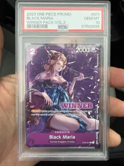 2023 One Piece CCG Black Maria Bandai Games Fest STO4-011 PSA 10 - Image 1