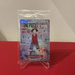One Piece Monkey D. Luffy US College Basketball Card Rutgers Promo (sealed) - Image 1