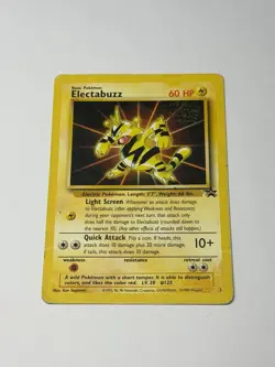 Vintage Electabuzz 2 Black Star Promo Pokemon Card WOTC 1999 WB First Movie HP - Image 1