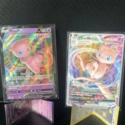 Pokemon Mew V & Mew VMAX Fusion Strike World Championships 2-Card Lot - Image 1