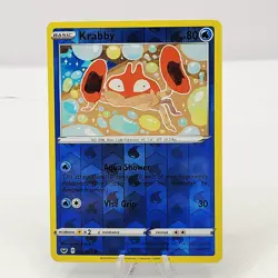 Krabby 042/202 - Sword & Shield - Reverse Holo - Common - Pokemon Card - LP - Image 1