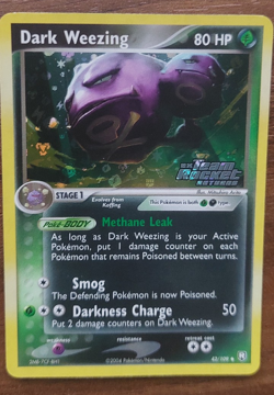 Dark Weezing 42/109 (Team Rocket Returns) Holo Vintage Pokemon Card LP - Image 4