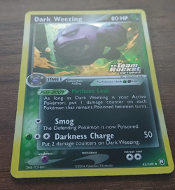 Dark Weezing 42/109 (Team Rocket Returns) Holo Vintage Pokemon Card LP - Image 5