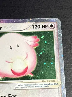 Chansey ex 96/109 Pokemon TCG Ruby and Sapphire Holo Ultra Rare Card Played MP - Image 3