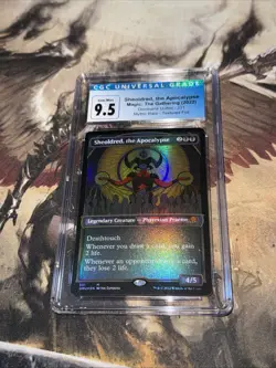 Sheoldred, The Apocalypse X1 Mtg Dominaria United Nm Foil Textured CGC 9.5 - Image 1
