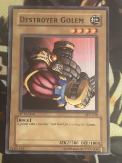 Yugioh: Destroyer Golem - SDK-028 - Common - 1st Edition - LP - Image 1