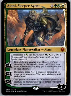 Ajani, Sleeper Agent M Dominaria United 192 NM Normal - Image 1