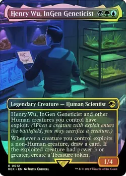 Jurassic World FOIL BORDERLESS Singles, MTG - Image 1