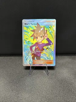 Blue's Tactics 231/236 Unified Minds Full Art Ultra Rare Holo Pokemon Card NM+ - Image 1