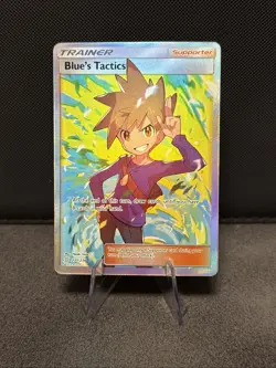 Blue's Tactics 231/236 Unified Minds Full Art Ultra Rare Holo Pokemon Card NM+ - Image 4
