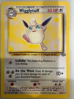 Pokemon Wigglytuff 32/64 Jungle 1999 NM - Image 1