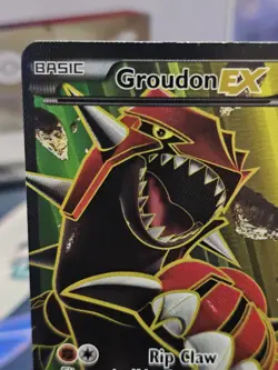 Pokemon TCG Groudon-EX Primal Clash Holo Card 150/160 Full Art NM - Image 2