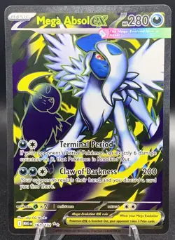 Pokemon Mega Absol EX 161/132 - Mega Evolutions Ultra Rare - NM Holo TCG - Image 1