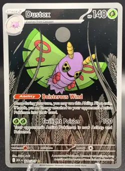 Pokemon Dustox 220/217 Illustration Rare Ascended Heroes NM IR Full Art TCG - Image 1