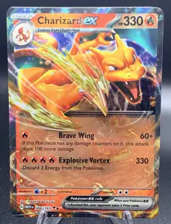 Charizard ex 006/165 Holo RR NM - Scarlet & Violet 151 Pokemon TCG - Double Rare - Image 1