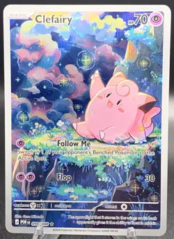 Pokemon Clefairy 094/088 Illustration Rare Perfect Order NM IR Full Art - ME TCG - Image 1