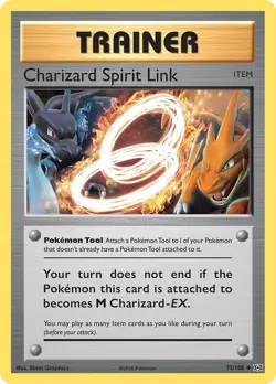 Charizard Spirit Link 75/108 NM - XY Evolutions Uncommon - Pokemon TCG SV151 - Image 3