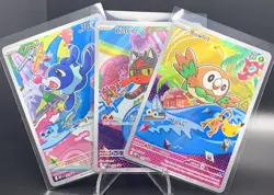 Pokemon 2026 First Partner Illustration Collection Series 1 Promo Set 43, 44, 45 - Image 1