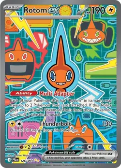 Rotom ex 126/094 SIR Phantasmal Flames Pokemon TCG Special Illustration Rare NM - Image 1