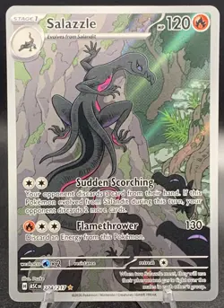 Pokemon Salazzle 224/217 Illustration Rare - Ascended Heroes NM IR Full Art TCG - Image 1
