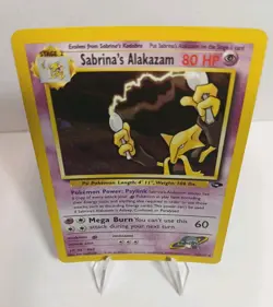 Sabrina's Alakazam 16/132 Pokemon TCG Gym Challenge Unlimited Holo Rare LP+ - Image 4