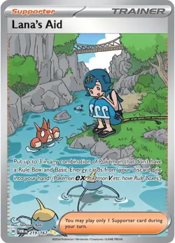 Lana's Aid 219/167 SIR NM - Twilight Masquerade Pokemon TCG - Special Ill. Rare - Image 3