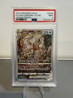 Pokemon Hisuian Zoroark VSTAR GG56/GG70 Crown Zenith: Galarian Gallery PSA 9 - Image 1