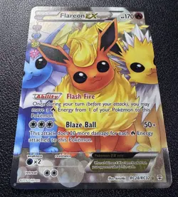 Pokemon Flareon EX Full Art Generations Radiant Collection Holo RC28/RC32 - Image 2