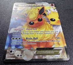 Pokemon Flareon EX Full Art Generations Radiant Collection Holo RC28/RC32 - Image 3