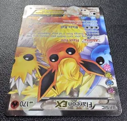 Pokemon Flareon EX Full Art Generations Radiant Collection Holo RC28/RC32 - Image 4
