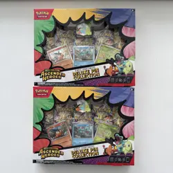 Ascended Heroes Deluxe Pin Collection First Partners Box Lot of 2 Pokemon Set - Image 1