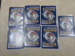 Pokemon TCG Bundle x 7 - Unown A, B, C, H, I, M, N - NM/LP condition - Image 2