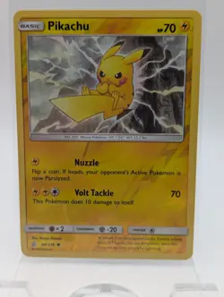 Pikachu 66/236 Common Cosmic Eclipse Pokemon Reverse Holo NM - Image 1